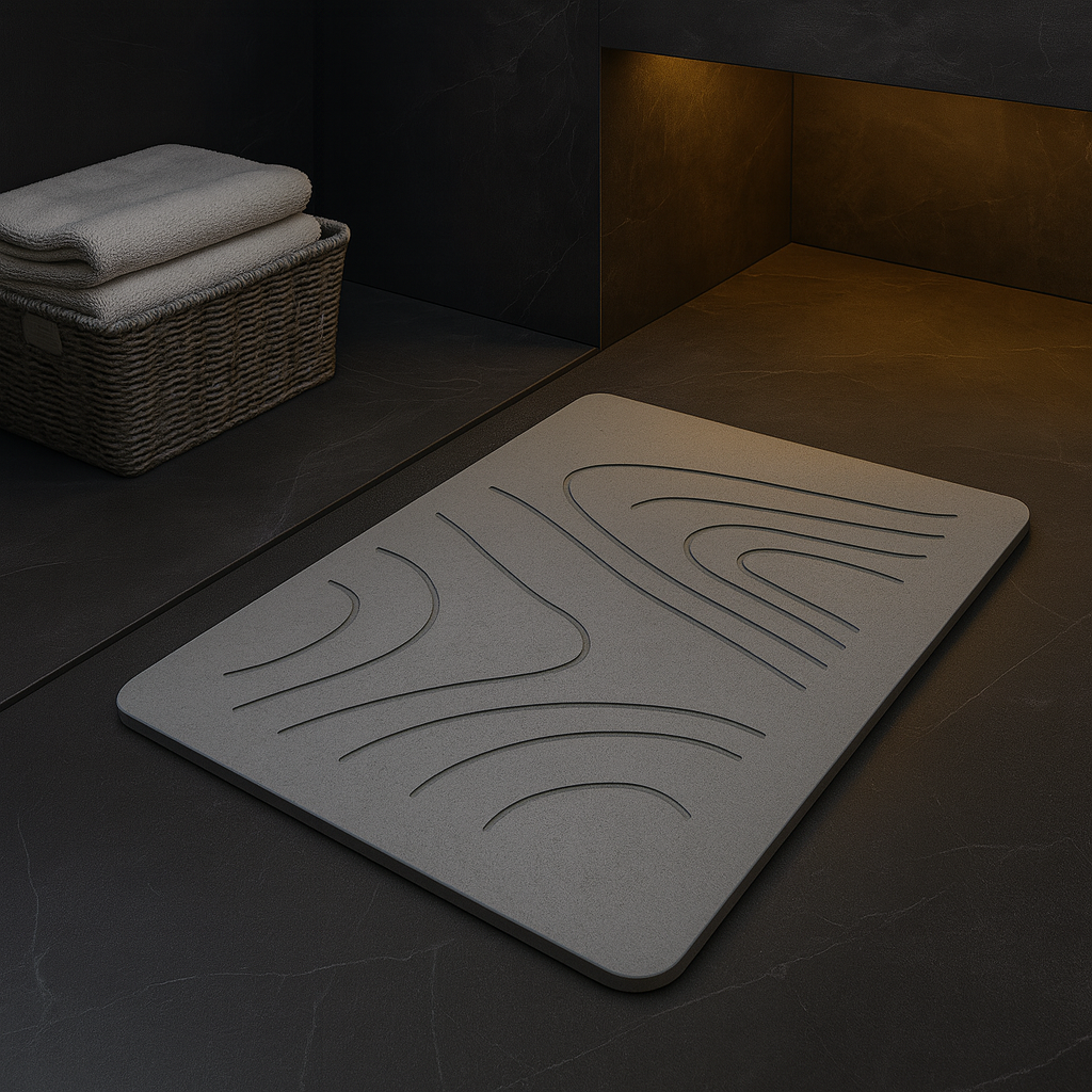 Organic Flow Diatomite Bath Mat